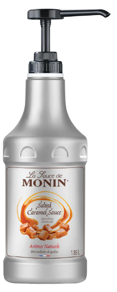 La Sauce de Monin Salted Caramel Topping 1,89L at Sherlocks Place Rotterdam