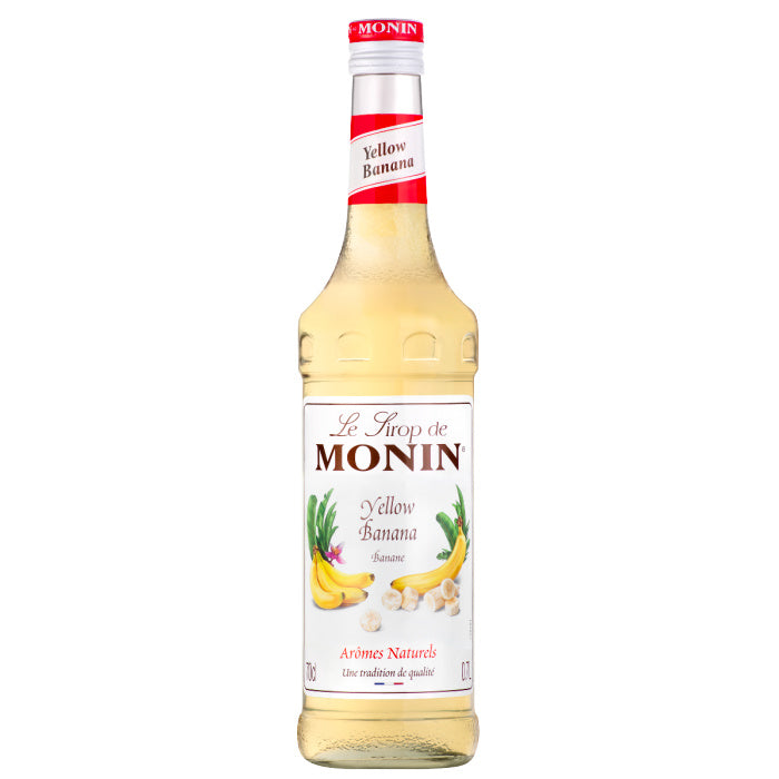 Monin Syrup Yellow Banana Gele Banaan fles 70cl bij Sherlocks Place
