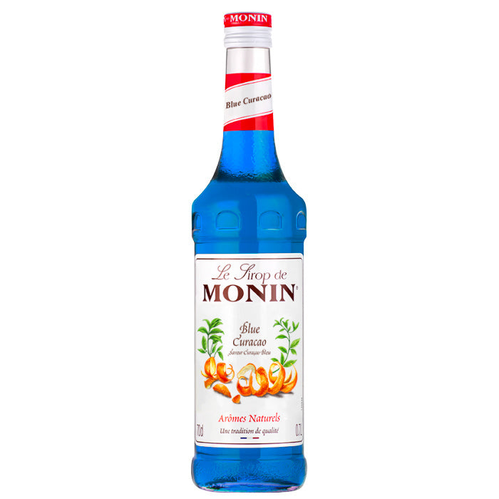 Le Sirop de Monin Blue Curacao (alcoholvrij) 70cl fles bij Sherlocks Place Rotterdam