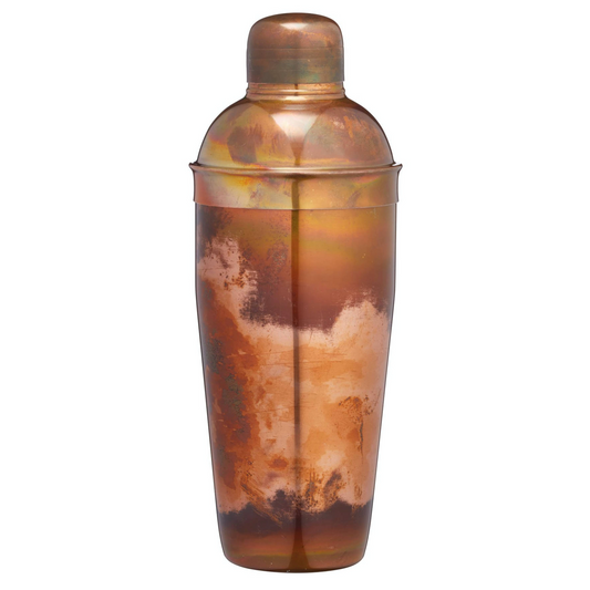 BarCraft Iridescent Copper Cocktailshaker in gesloten staat – luxe koperkleurige afwerking Verkrijgbaar bij Sherlocks Place