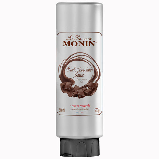 La Sauce de Monin Dark Chocolate Topping 50cl at Sherlocks Place Rotterdam