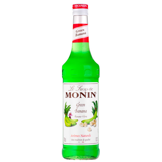 Monin Syrup Green Banana fles Groene Banaan 70cl bij Sherlocks Place Rotterdam 