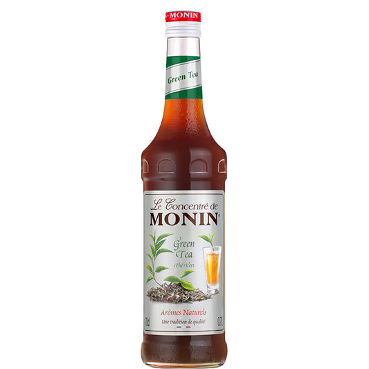 Product foto fles Monin Green Tea Concentrate (Vegan) 70cl Verkrijgbaar bij Sherlocks Place Rotterdam 