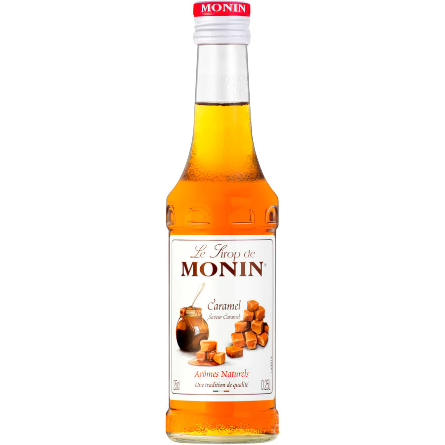Fles Caramel syrup Monin 25cl bij Sherlocks Place Rotterdam