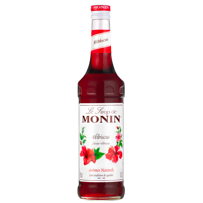 Product foto fles Monin Siroop Hibiscus 70cl Verkrijgbaar bij Sherlocks Place Rotterdam