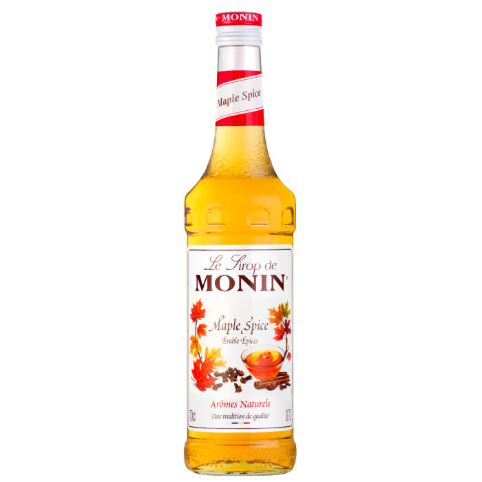 Productfoto fles Le Sirop de Monin Maple Spice 70cl Verkrijgbaar bij  Sherlocks Place 