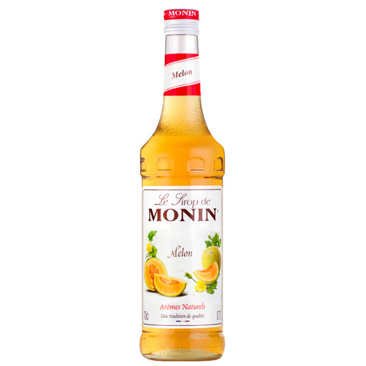 Fles Monin siroop Meloen 70cl. Verkrijgbaar bij Sherlocks Place Rotterdam