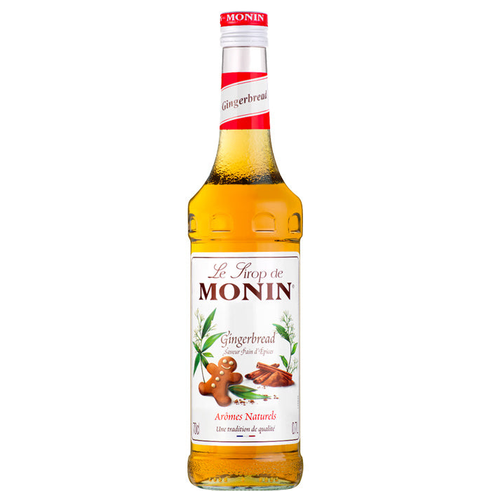 Product foto van een fles Monin Gingerbread 70cl Verkrijgbaar bij Sherlocks Place Rotterdam 