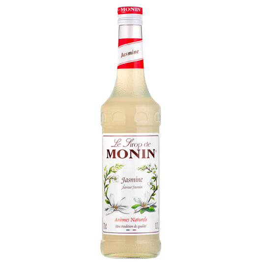 Productfoto van fles Monin Jasmijn 70cl siroop Verkrijgbaar bij Sherlocks Place Rotterdam