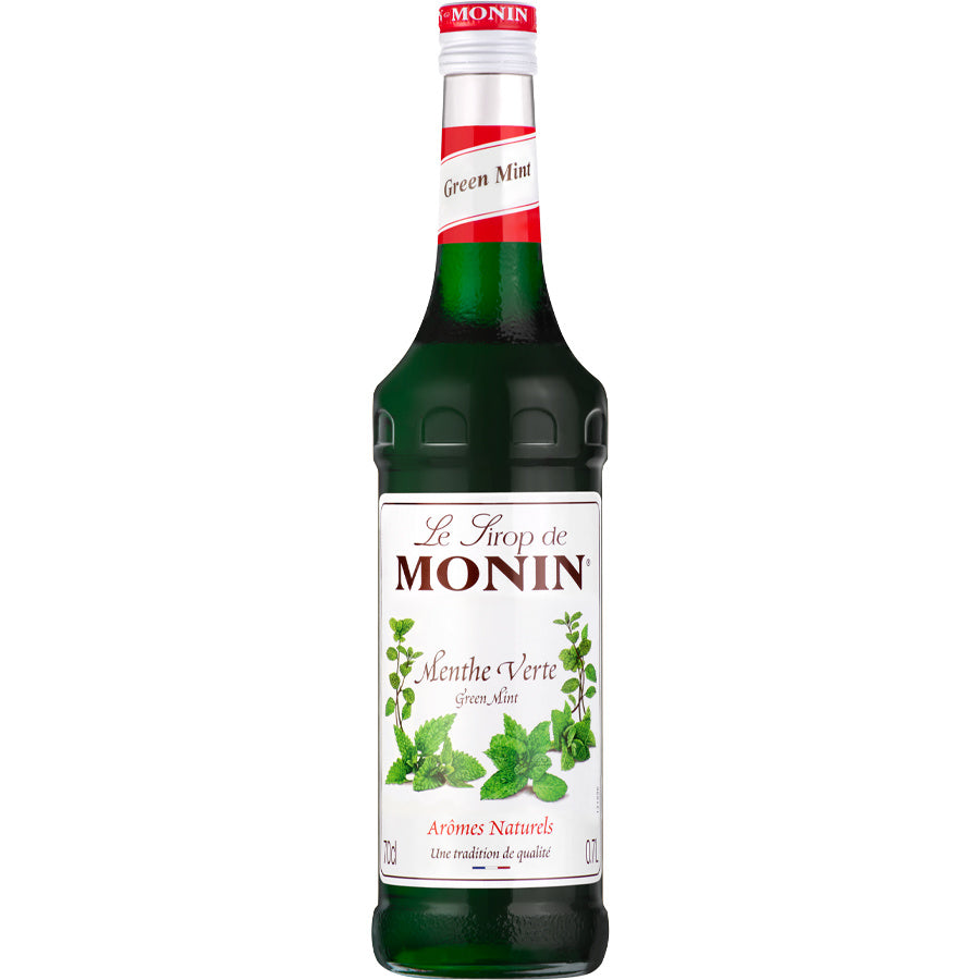 Fles Green Mint | Groene Munt 70cl siroop van Monin. Verkrijgbaar bij Sherlocks Place Rotterdam