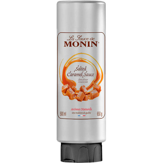 Monin La Sauce Salted Caramel topping 50cl Sherlocks Place