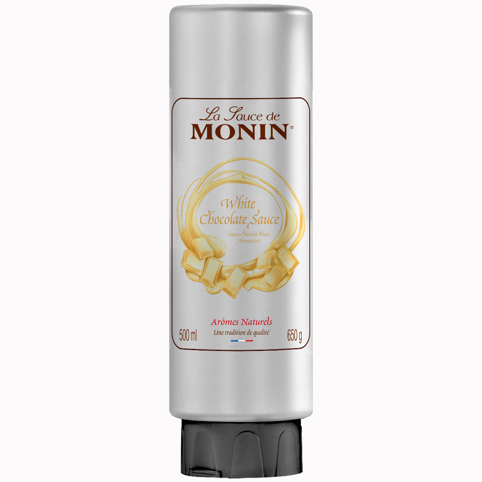 Monin La Sauce White Chocolate Topping 50cl Sherlocks Place Rotterdam
