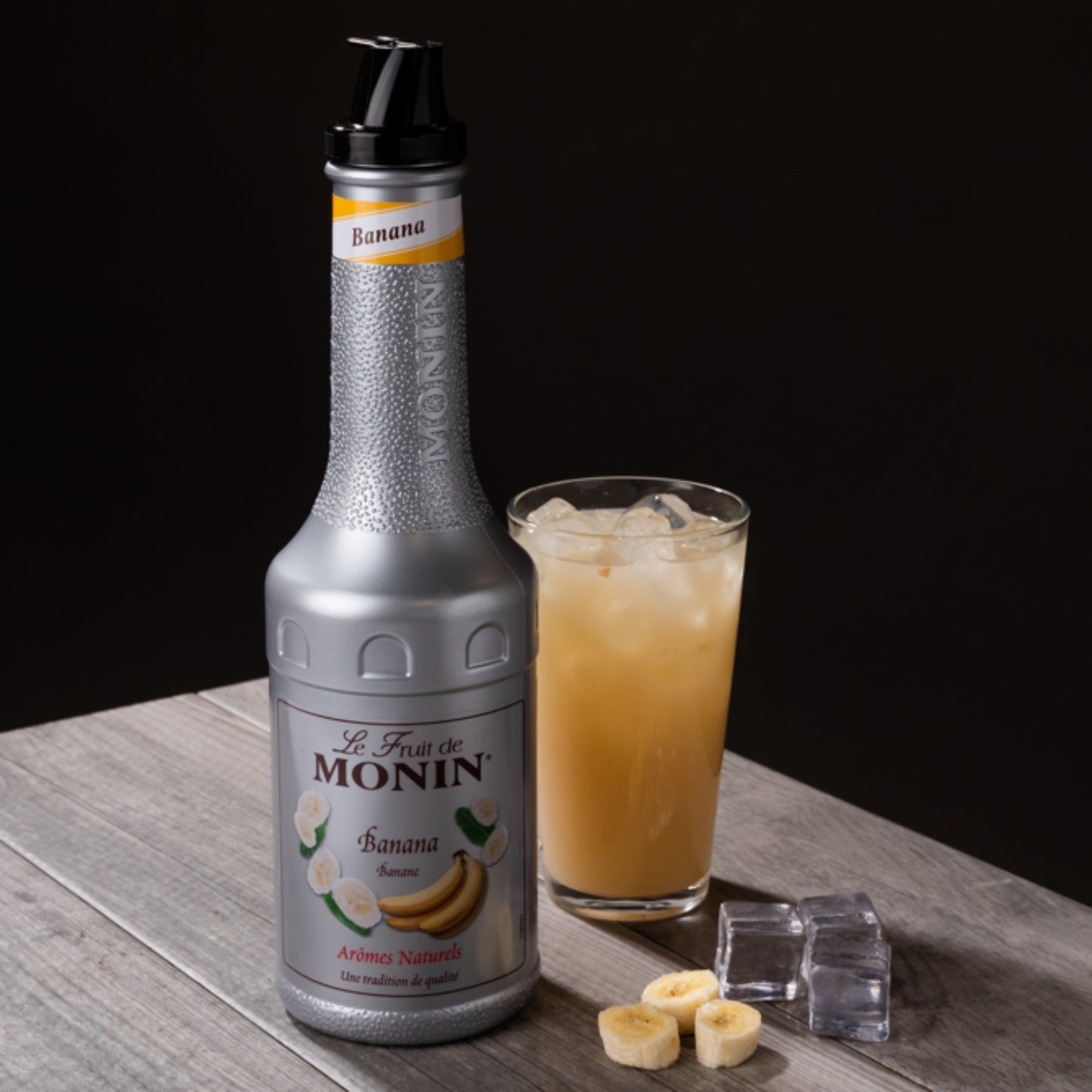 Sherlocks Place : Monin Lemonade met Le Fruit Banana fruitpuree