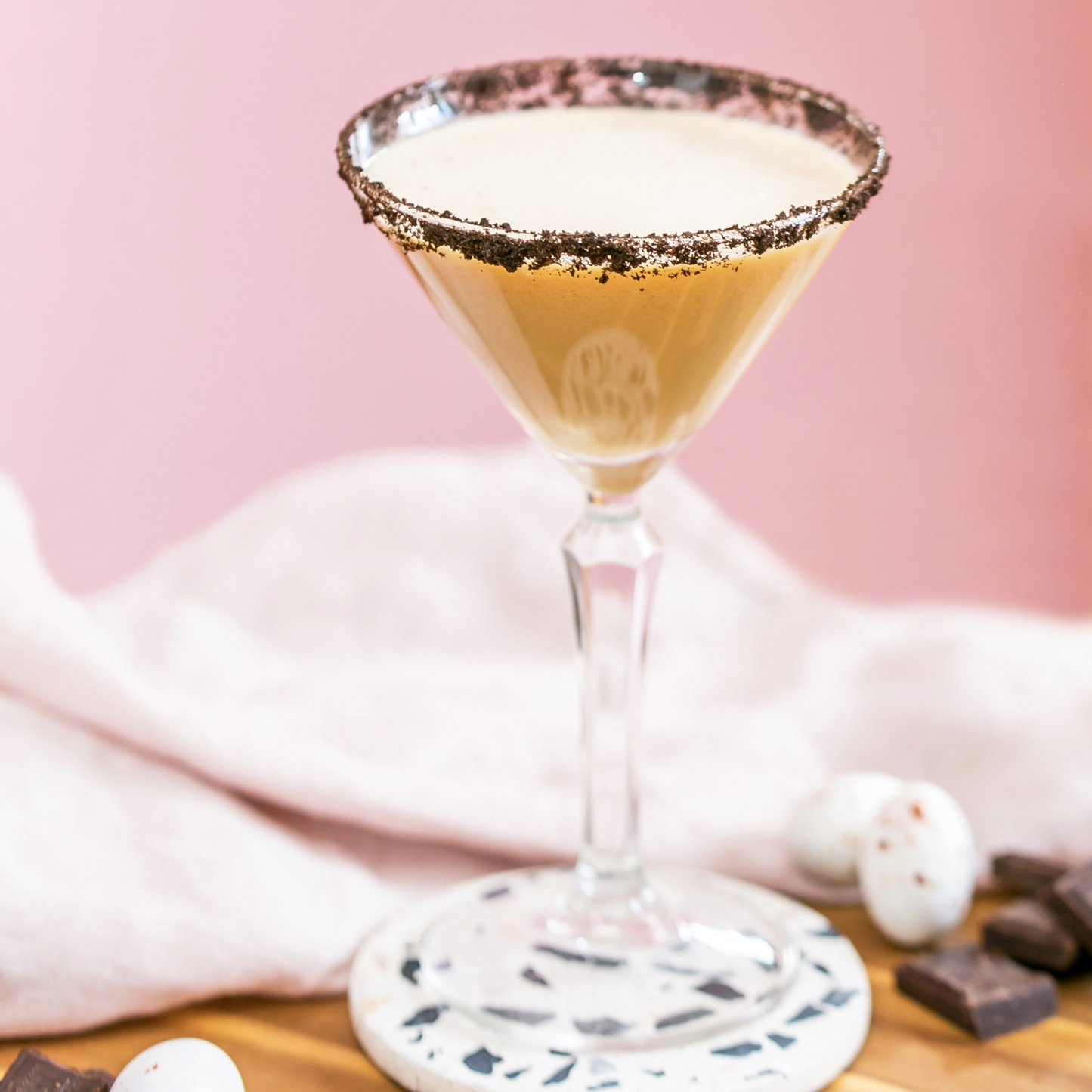 Chocolat Martini met Monin bij Sherlocks Place Rotterdam