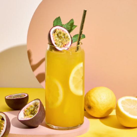 How to make a Monin Passion Sensation Lemonade - Sherlocks Place Rotterdam